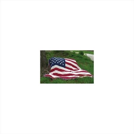 MANUAL WOODWORKERS & WEAVERS Manual Woodworkers and Weavers ASST23 Stars and Stripes Tapestry Throw Blanket Fashionable Jacquard Woven 50 X 60 in. ASST23